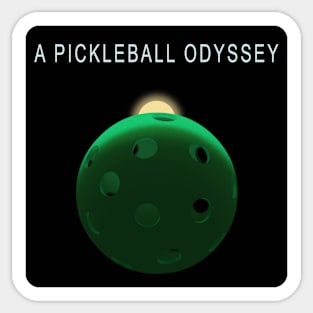 A Pickleball Odyssey Sticker